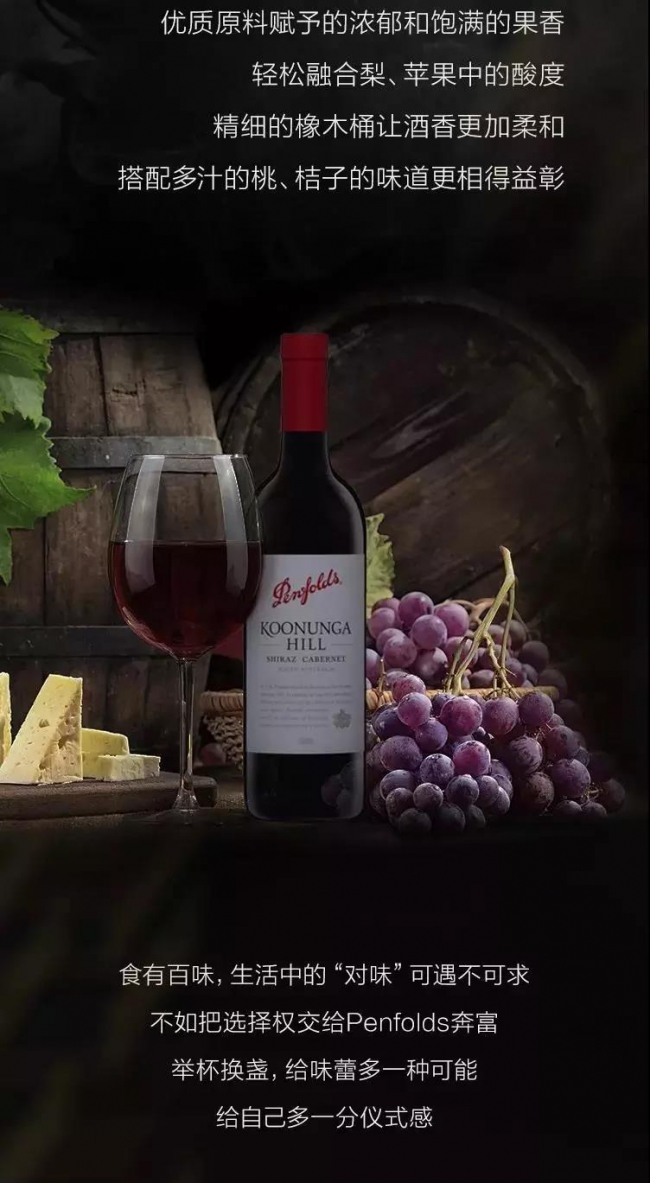 Penfolds  “搭配”是味蕾關系中的一道美學6